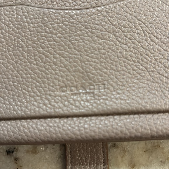 Coach card wallet. Tan. Gently used. - Picture 6 of 8